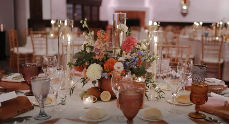 Wedding at La Fonda's Lumpkins Ballroom